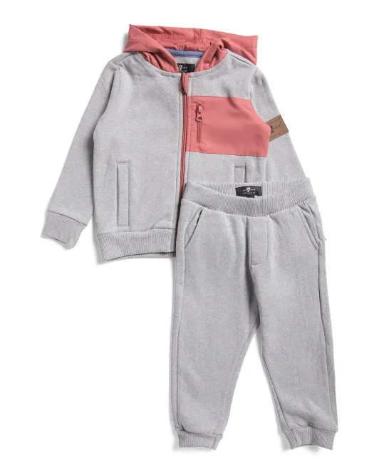 Флисовый комплект из 2 предметов для мальчиков-малышей 7 For All Mankind, цвет Heather Grey
Флисовый комплект из 2 предметов для мальчиков-малышей 7 For All Mankind, цвет Heather Grey