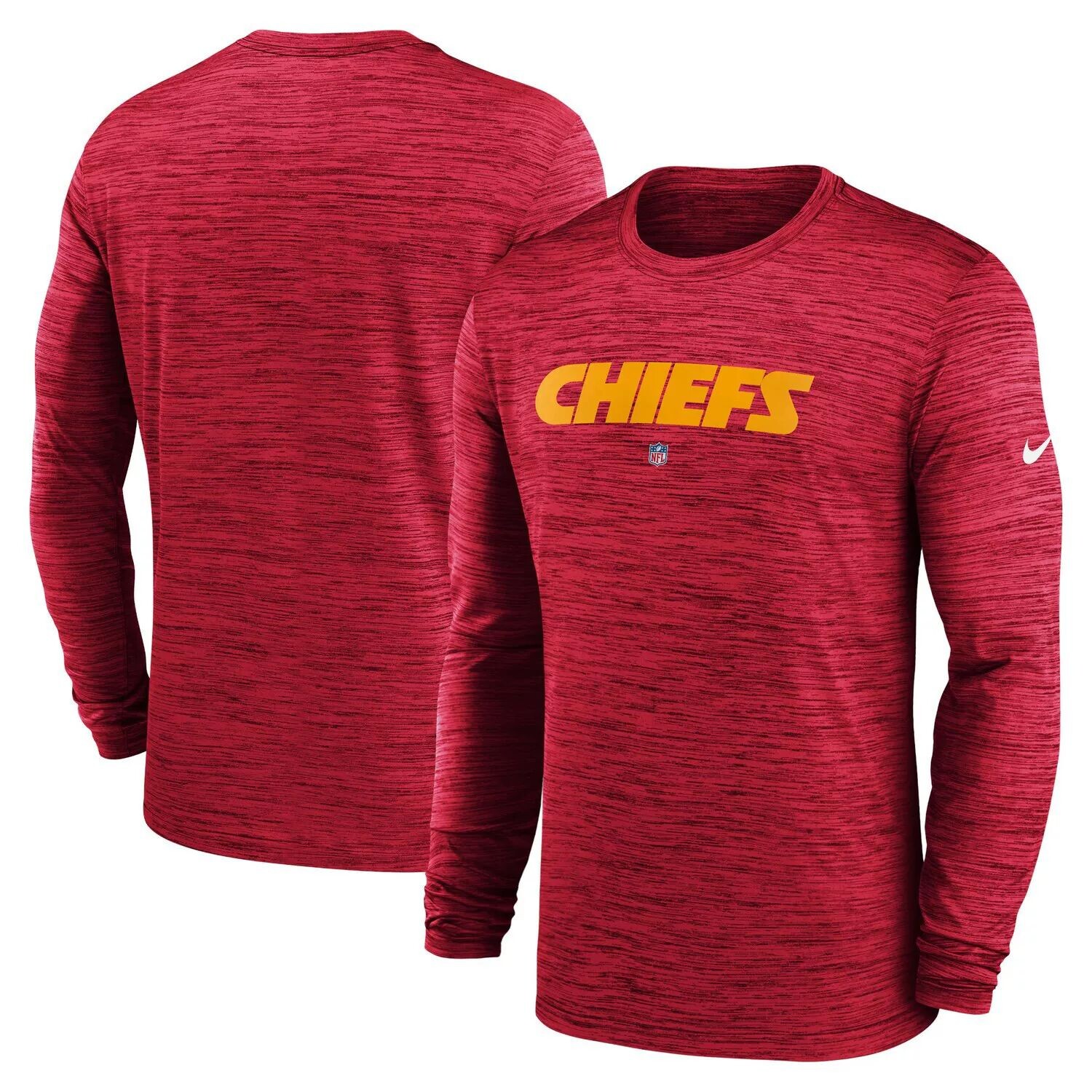Мужская красная футболка с длинным рукавом Kansas City Chiefs Sideline Team Velocity Performance Nike, Красный
Мужская красная футболка с длинным рукавом Kansas City Chiefs Sideline Team Velocity Performance Nike, Красный