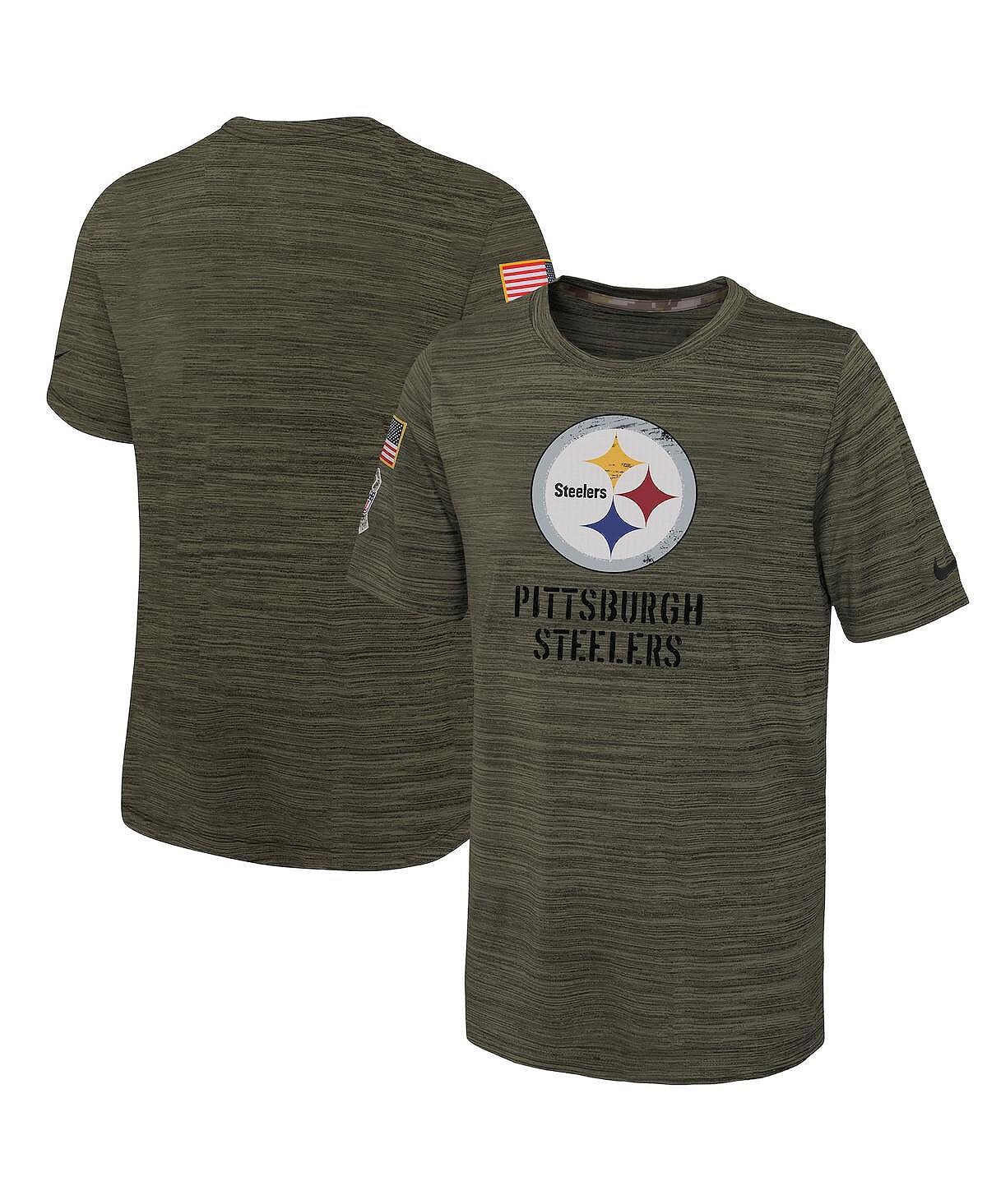 Оливковая футболка Big Boys Pittsburgh Steelers 2022 Salute To Service Velocity Nike
Оливковая футболка Big Boys Pittsburgh Steelers 2022 Salute To Service Velocity Nike