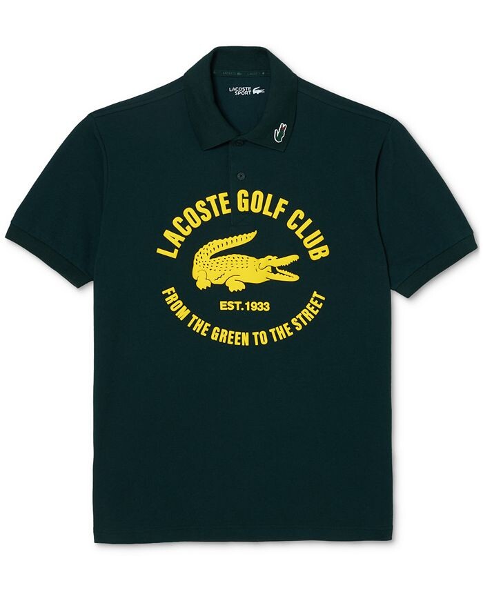 Мужская футболка-поло классического кроя с логотипом под крокодила Lacoste, мультиколор
Мужская футболка-поло классического кроя с логотипом под крокодила Lacoste, мультиколор