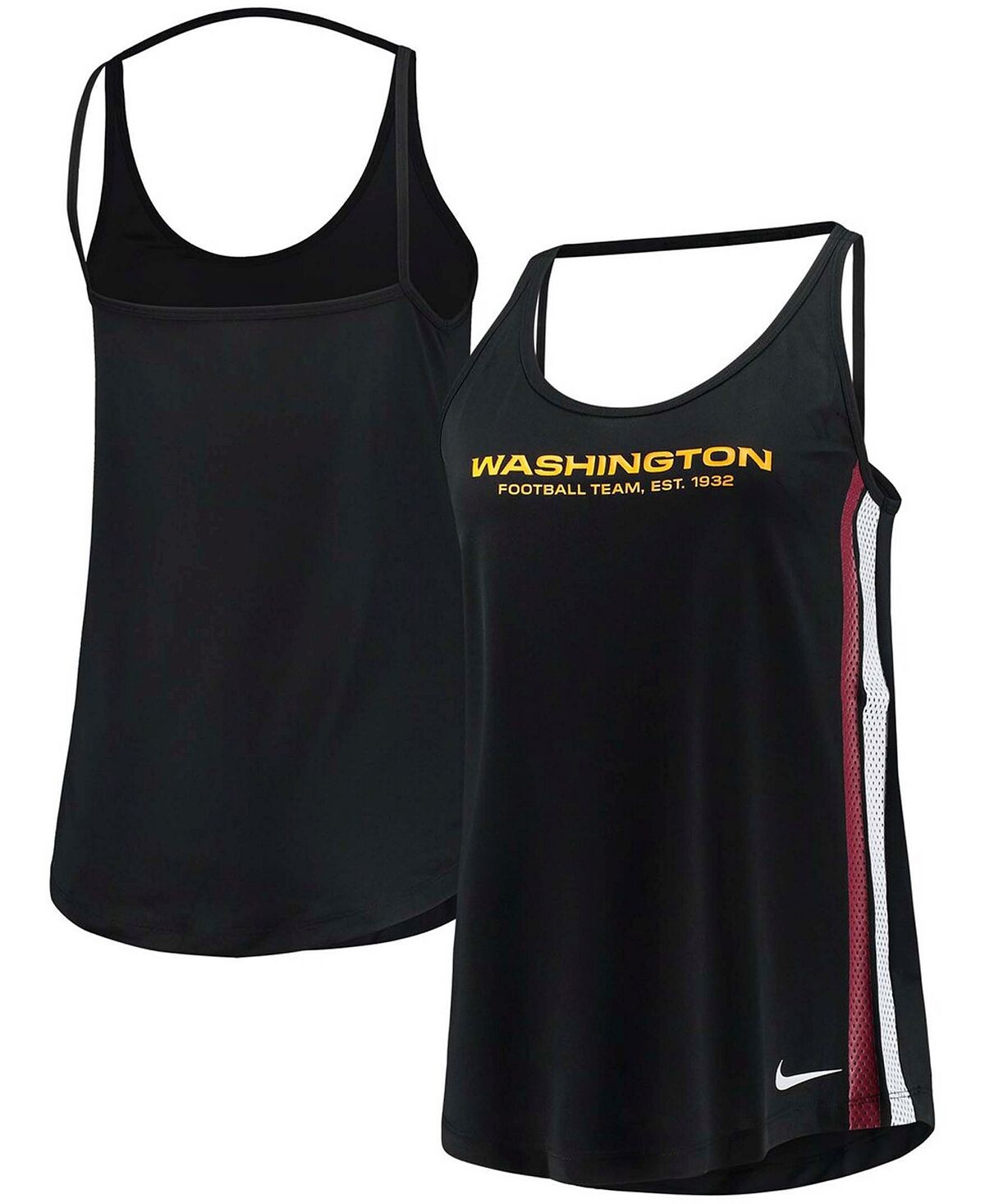 Женская черная майка Washington Football Team Fashion Performance Nike, черный
Женская черная майка Washington Football Team Fashion Performance Nike, черный