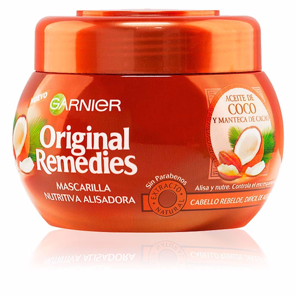Разглаживающая маска Original Remedies Mascarilla Aceite Coco Y Cacao Garnier, 300 мл
Разглаживающая маска Original Remedies Mascarilla Aceite Coco Y Cacao Garnier, 300 мл