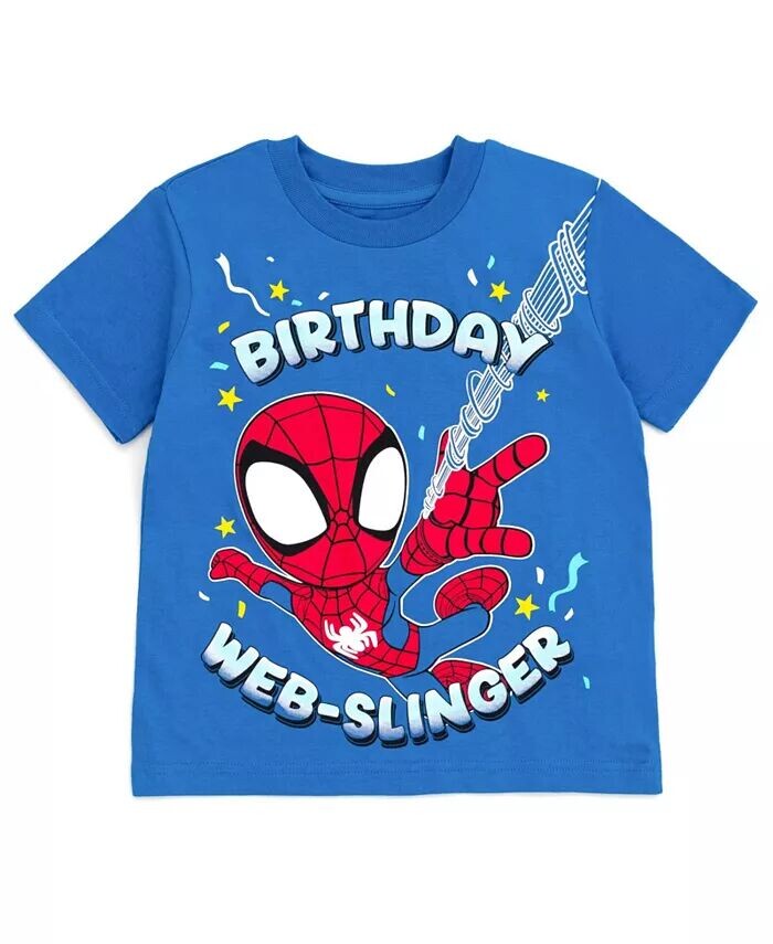 Футболка на день рождения Little Boys Spidey and His Amazing Friends (2T – 10–12) Marvel, синий
Футболка на день рождения Little Boys Spidey and His Amazing Friends (2T – 10–12) Marvel, синий