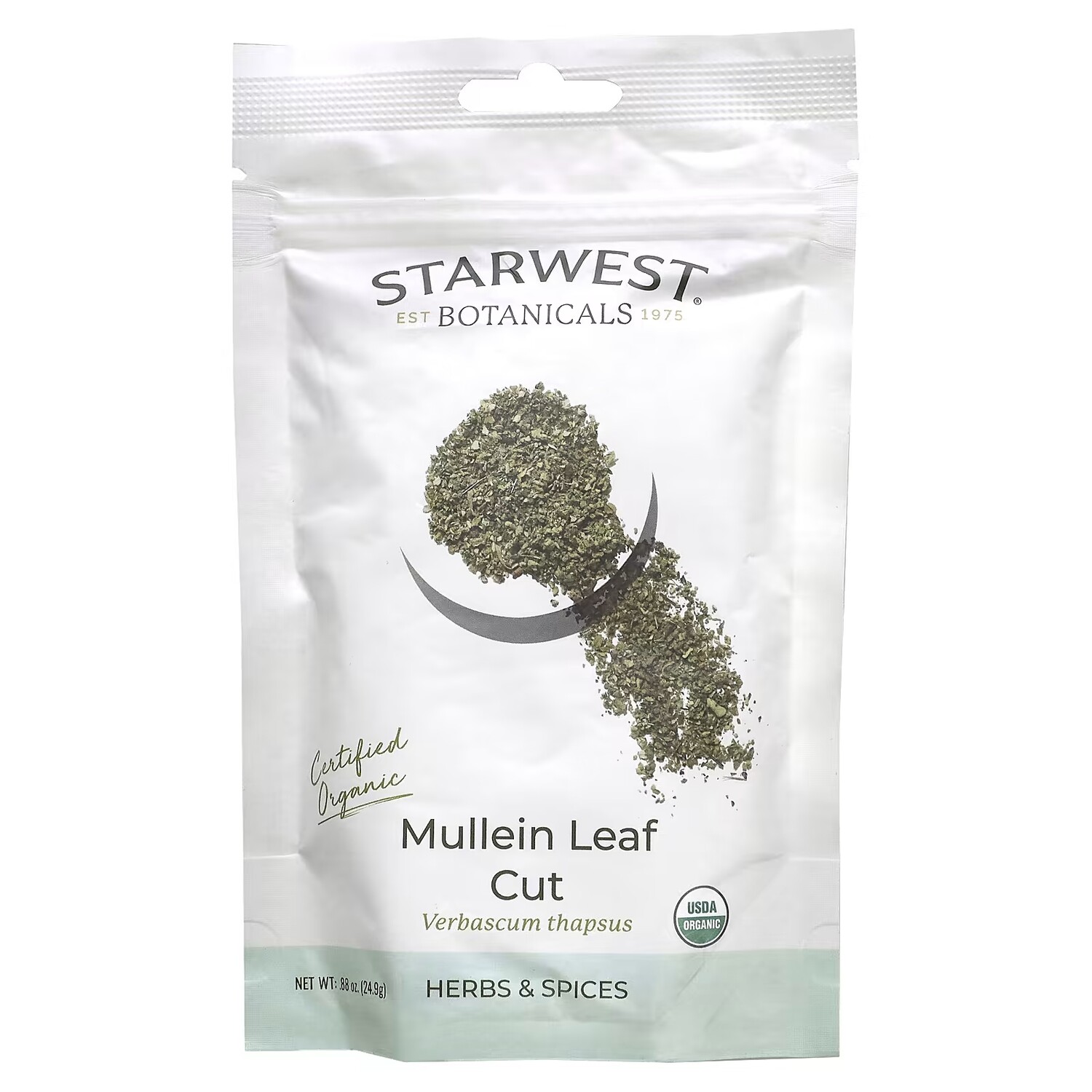 Органический коровяк Starwest Botanicals, измельченные листья, 0,88 унции (24,9 г)
Органический коровяк Starwest Botanicals, измельченные листья, 0,88 унции (24,9 г)