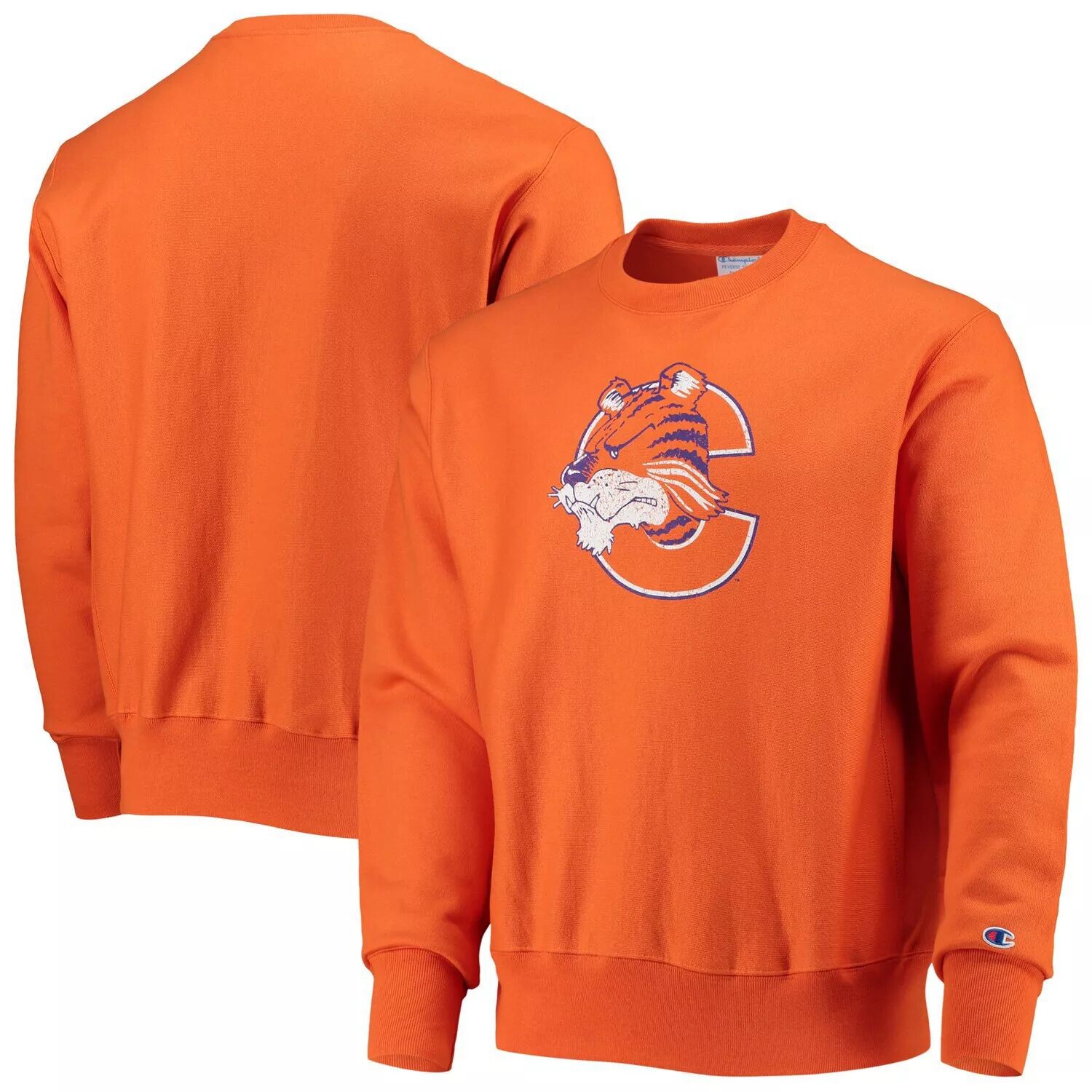 Мужской оранжевый пуловер обратного переплетения с логотипом Clemson Tigers Vault Logo Champion
Мужской оранжевый пуловер обратного переплетения с логотипом Clemson Tigers Vault Logo Champion