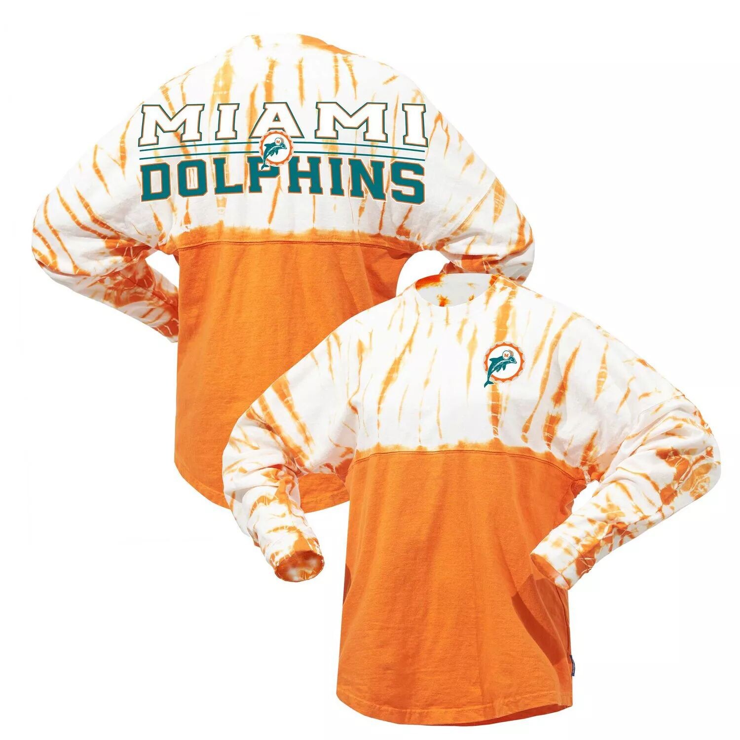 Женская футболка Fanatics Orange Miami Dolphins Vintage Spirit из джерси с длинным рукавом Fanatics
Женская футболка Fanatics Orange Miami Dolphins Vintage Spirit из джерси с длинным рукавом Fanatics