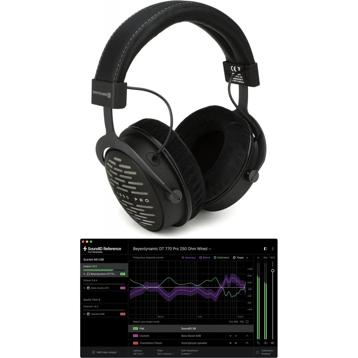 Наушники открытого типа Beyerdynamic DT 1990 Pro с программным обеспечением для калибровки
Наушники открытого типа Beyerdynamic DT 1990 Pro с программным обеспечением для калибровки