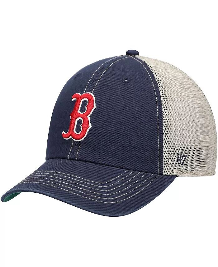 Мужская темно-синяя кепка Boston Red Sox Trawler Clean Up Trucker Snapback '47 Brand, синий
Мужская темно-синяя кепка Boston Red Sox Trawler Clean Up Trucker Snapback '47 Brand, синий