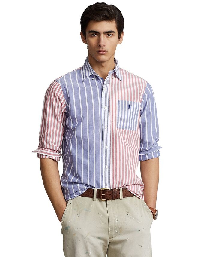 Мужская оксфордская рубашка классического кроя в мелкую клетку Polo Ralph Lauren, цвет RWB Funshirt
Мужская оксфордская рубашка классического кроя в мелкую клетку Polo Ralph Lauren, цвет RWB Funshirt