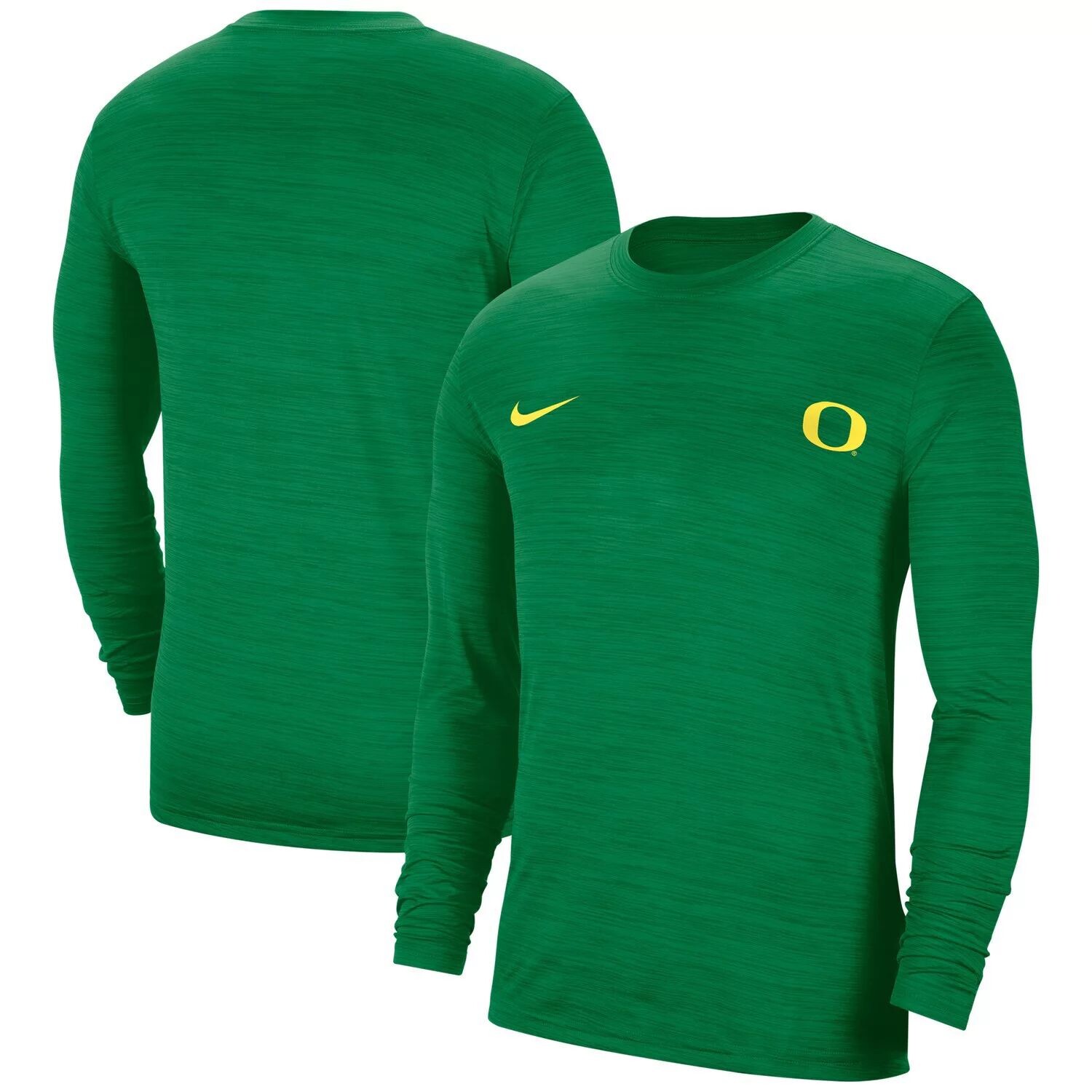 Мужская зеленая футболка с длинным рукавом Oregon Ducks Velocity Legend Performance Nike, Зеленый
Мужская зеленая футболка с длинным рукавом Oregon Ducks Velocity Legend Performance Nike, Зеленый