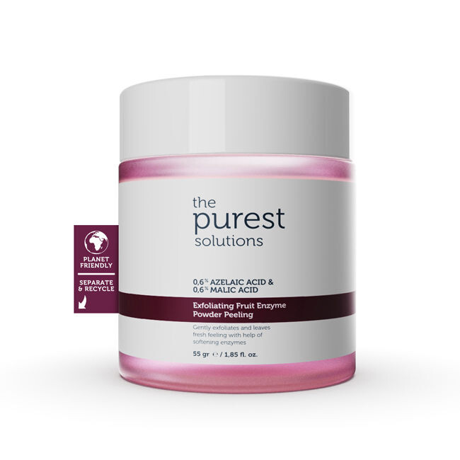 Скраб для лица Exfoliante en polvo enzimas de frutas + peeling 0,6% ácido azelaico + ácido málico The purest solutions, 55г
Скраб для лица Exfoliante en polvo enzimas de frutas + peeling 0,6% ácido azelaico + ácido málico The purest solutions, 55г