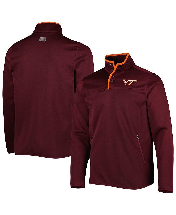 Мужская темно-бордовая куртка на четверть кнопки Virginia Tech Hokies Rebound Colosseum, красный
Мужская темно-бордовая куртка на четверть кнопки Virginia Tech Hokies Rebound Colosseum, красный