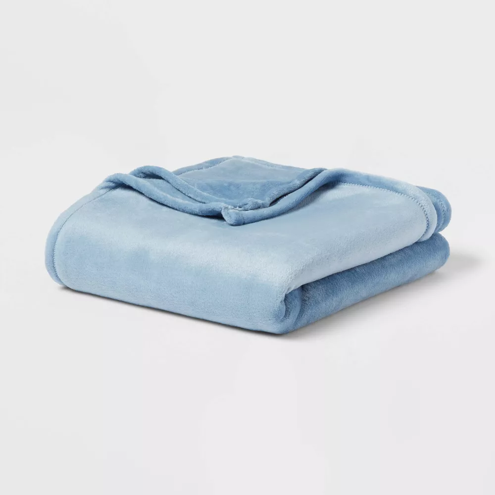 Двуспальная кровать XL Solid Plush Bed Blanket Light Blue - Room Essentials, цвет Light Blue
Двуспальная кровать XL Solid Plush Bed Blanket Light Blue - Room Essentials, цвет Light Blue