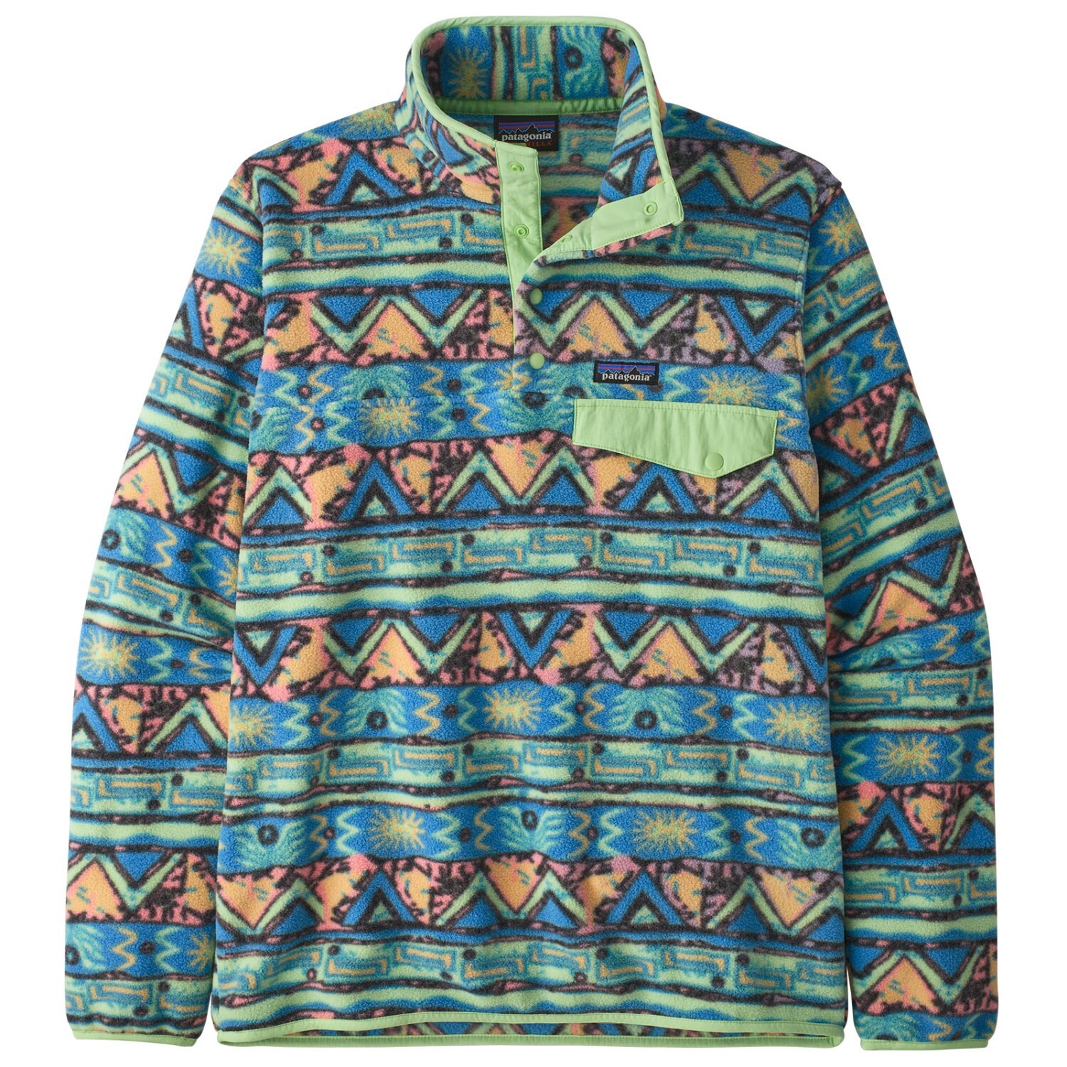 Флисовый свитер Patagonia Lightweight Synch Snap T P/O, цвет High Hopes Geo/Salamander Green
Флисовый свитер Patagonia Lightweight Synch Snap T P/O, цвет High Hopes Geo/Salamander Green