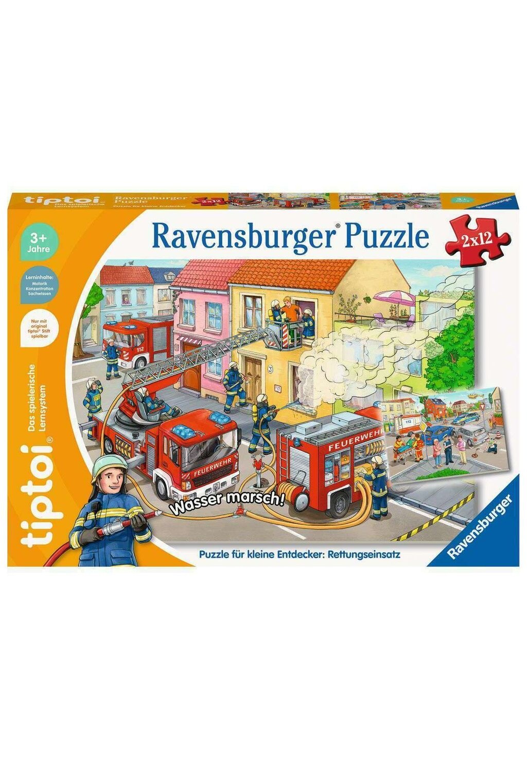 Пазл TIPTOI PUZZLE FÜR KLEINE ENTDECKER: RETTUNGSEINSAT Ravensburger, цвет mehrfarbig
Пазл TIPTOI PUZZLE FÜR KLEINE ENTDECKER: RETTUNGSEINSAT Ravensburger, цвет mehrfarbig