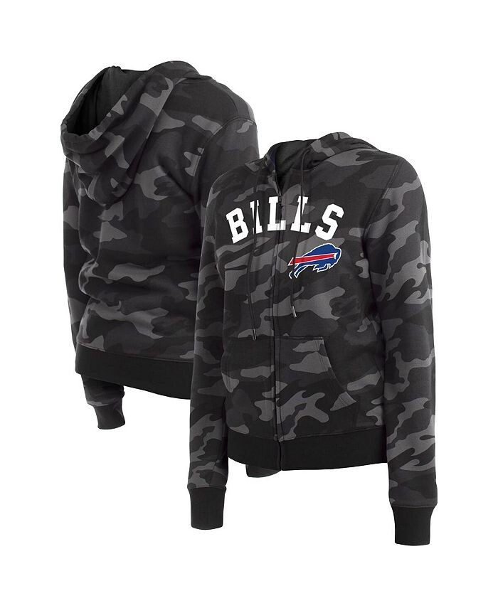Женская черная толстовка с молнией во всю длину и камуфляжным принтом Buffalo Bills New Era, черный
Женская черная толстовка с молнией во всю длину и камуфляжным принтом Buffalo Bills New Era, черный