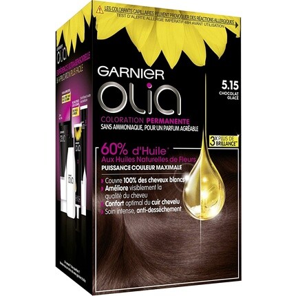 Краска для волос Garnier Olia без аммиака на масляной основе «Каштан» Chocolat Glacé
Краска для волос Garnier Olia без аммиака на масляной основе «Каштан» Chocolat Glacé