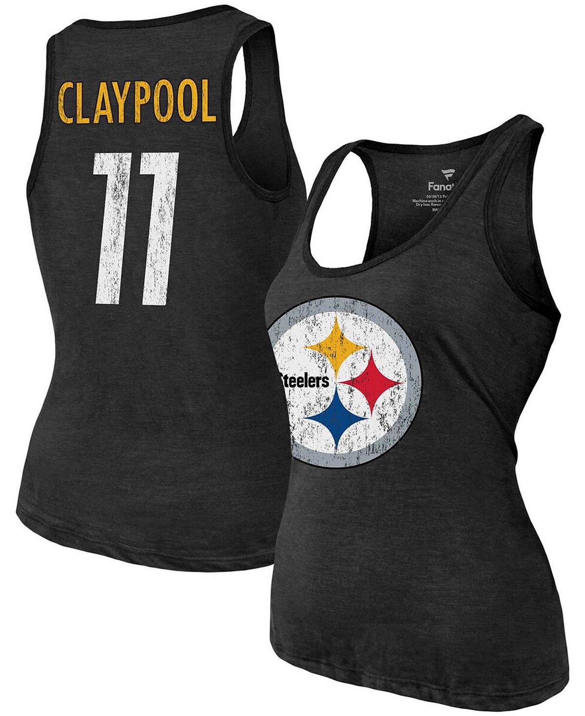 Женская майка Chase Claypool Heathered черная Pittsburgh Steelers с именем и номером, трехцветная майка Fanatics, черный
Женская майка Chase Claypool Heathered черная Pittsburgh Steelers с именем и номером, трехцветная майка Fanatics, черный
