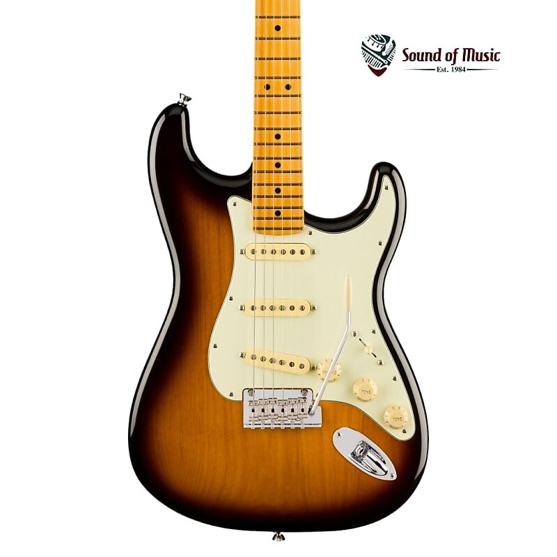 Электрогитара Fender American Professional II Stratocaster, Maple Fingerboard W/Case - 70th Anniversary 2-Color Sunburst
Электрогитара Fender American Professional II Stratocaster, Maple Fingerboard W/Case - 70th Anniversary 2-Color Sunburst