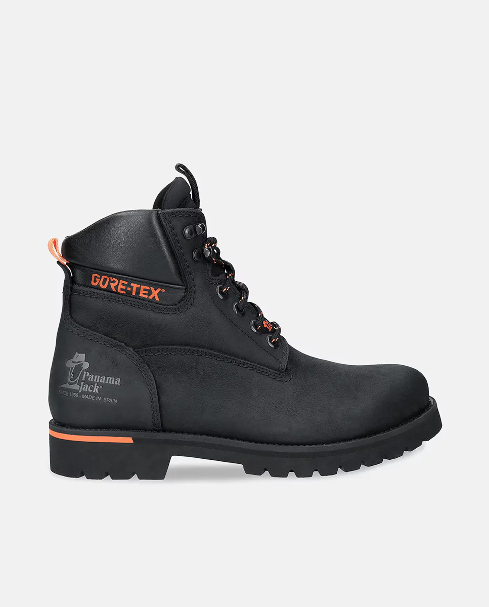 Мужские черные водонепроницаемые полусапоги из нубука с подкладкой Gore-Tex и логотипом сбоку Panama Jack, черный
Мужские черные водонепроницаемые полусапоги из нубука с подкладкой Gore-Tex и логотипом сбоку Panama Jack, черный