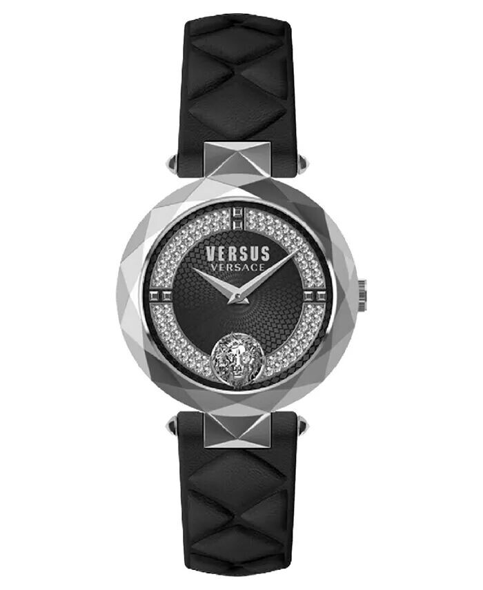 Женские часы Versus by Versace Covent Garden, черный кожаный ремешок, 36 мм Versus Versace, серебро
Женские часы Versus by Versace Covent Garden, черный кожаный ремешок, 36 мм Versus Versace, серебро