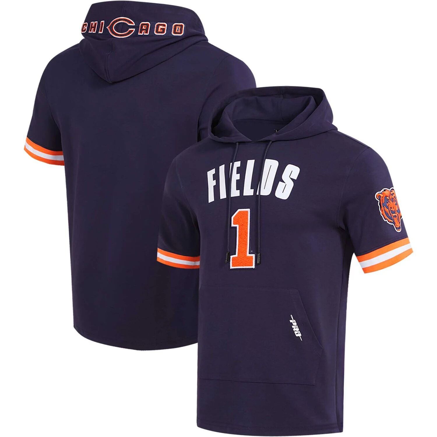 Мужская футболка с капюшоном Pro Standard Justin Fields Navy Chicago Bears с именем и номером игрока
Мужская футболка с капюшоном Pro Standard Justin Fields Navy Chicago Bears с именем и номером игрока