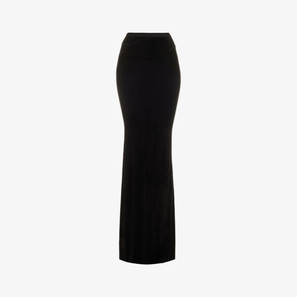 Юбка макси узкого кроя из тканой ткани с необработанным краем Gonna Rick Owens, черный
Юбка макси узкого кроя из тканой ткани с необработанным краем Gonna Rick Owens, черный