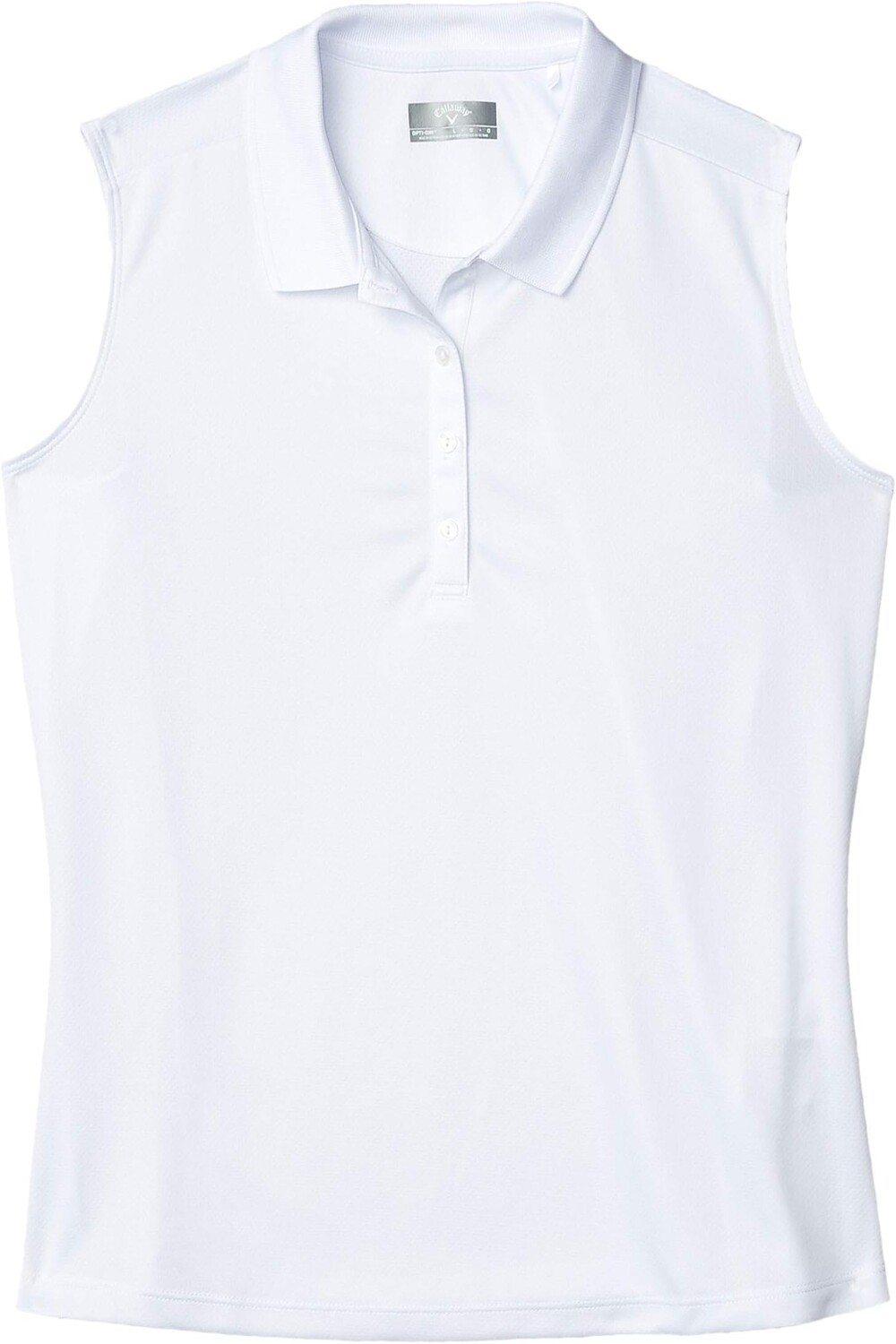 Однотонное трикотажное поло без рукавов Essential Callaway, цвет Brilliant White
Однотонное трикотажное поло без рукавов Essential Callaway, цвет Brilliant White