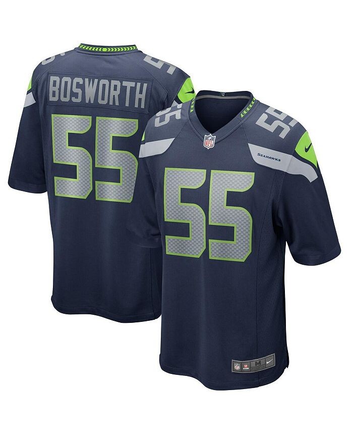 Мужская майка игрока в отставке Брайана Босворта College Navy Seattle Seahawks Game Nike, синий
Мужская майка игрока в отставке Брайана Босворта College Navy Seattle Seahawks Game Nike, синий