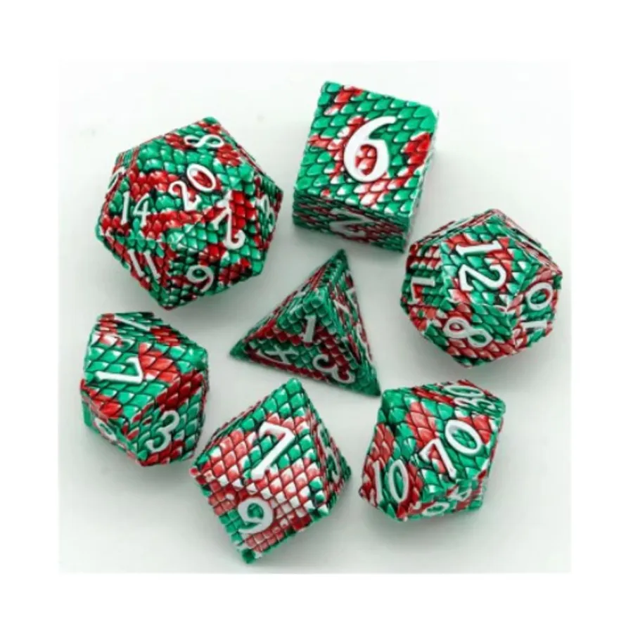 Полимерный набор из чешуи дракона — Pit Viper с серебром (7), Dice Sets - Metal - Dragonstone, Dragon, Dragon Scale, Hidden Dragon
Полимерный набор из чешуи дракона — Pit Viper с серебром (7), Dice Sets - Metal - Dragonstone, Dragon, Dragon Scale, Hidden Dragon