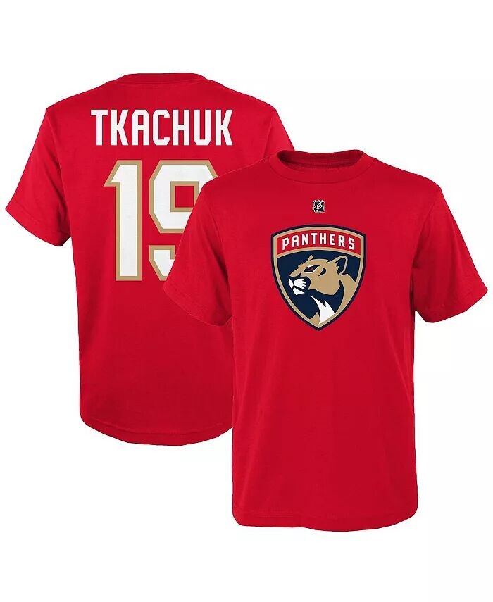 Мэтью Ткачук Футболка Big Boys and Girls Florida Panthers с именем и номером игрока Outerstuff, красный
Мэтью Ткачук Футболка Big Boys and Girls Florida Panthers с именем и номером игрока Outerstuff, красный