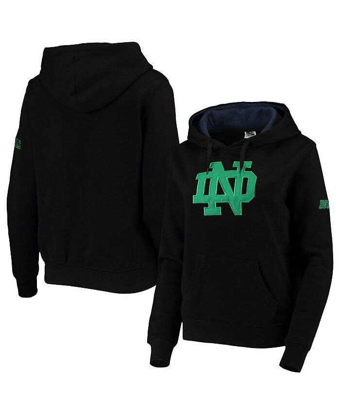 Черный женский пуловер с большим логотипом Notre Dame Fighting Irish Stadium Athletic, черный
Черный женский пуловер с большим логотипом Notre Dame Fighting Irish Stadium Athletic, черный