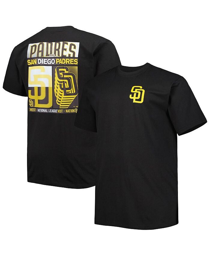 Мужская черная двусторонняя футболка San Diego Padres Big and Tall Profile, черный
Мужская черная двусторонняя футболка San Diego Padres Big and Tall Profile, черный