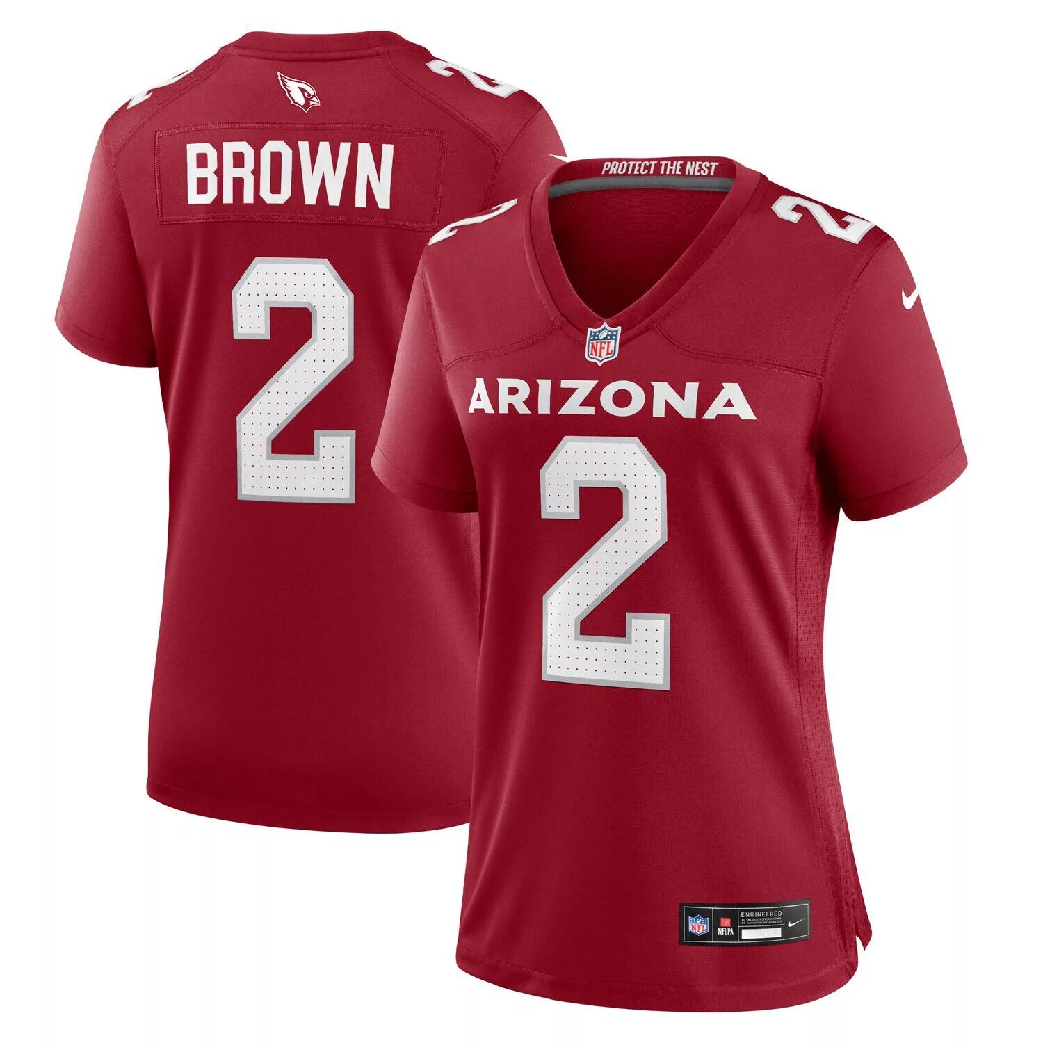 Женское домашнее игровое джерси Nike Marquise Brown Cardinal Arizona Cardinals Nike
Женское домашнее игровое джерси Nike Marquise Brown Cardinal Arizona Cardinals Nike