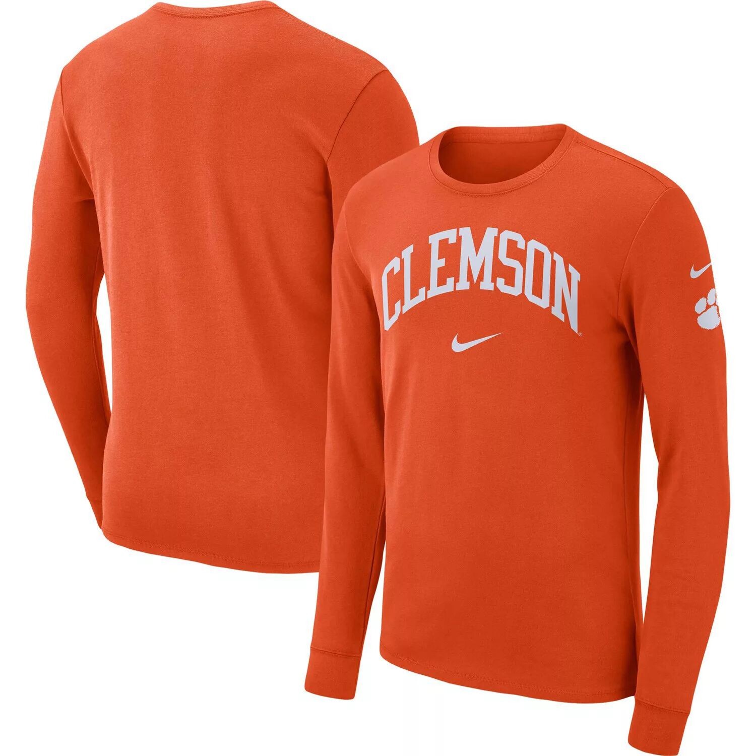 Мужская оранжевая футболка с длинным рукавом Clemson Tigers Arch 2-Hit Nike, Оранжевый
Мужская оранжевая футболка с длинным рукавом Clemson Tigers Arch 2-Hit Nike, Оранжевый