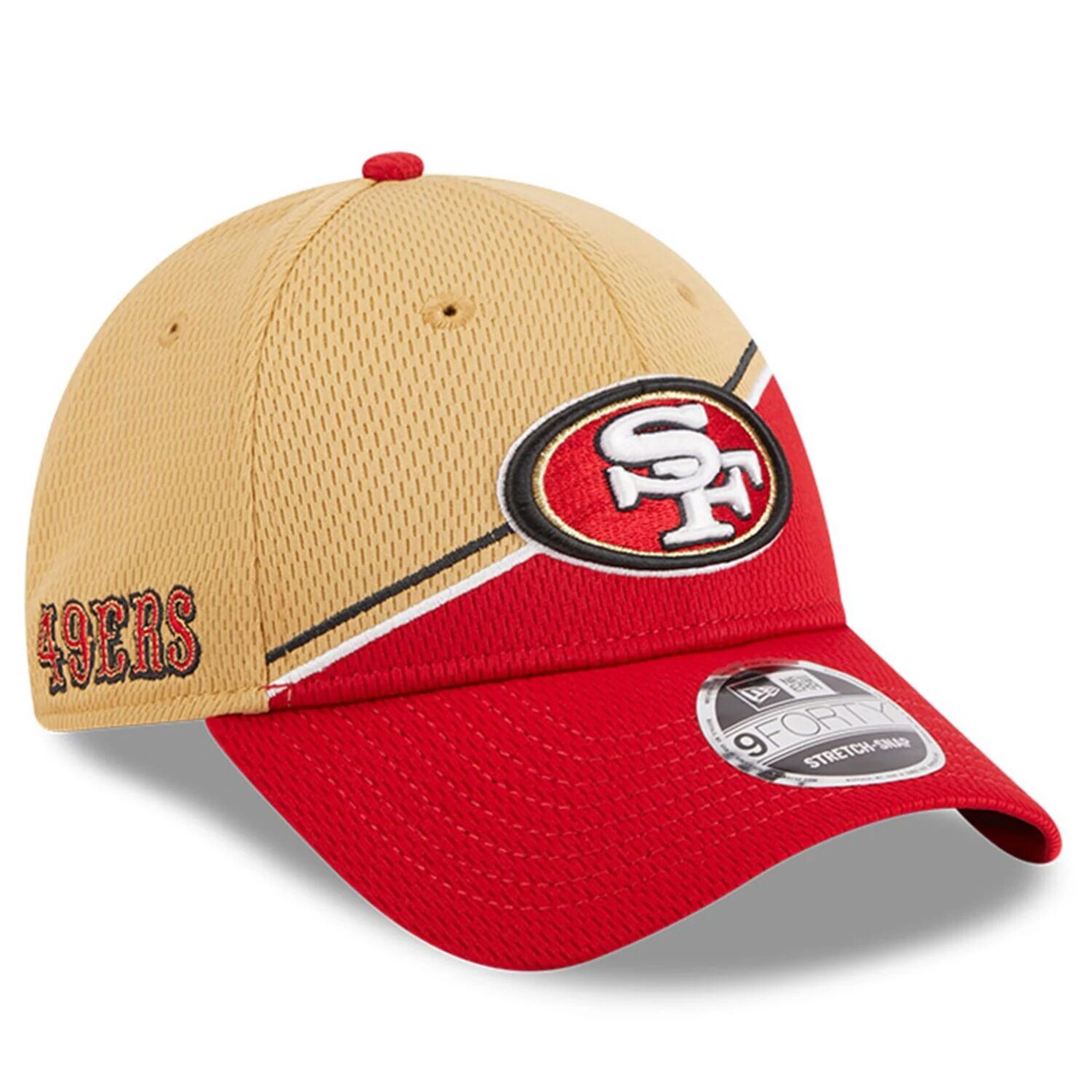 Мужская регулируемая кепка New Era Gold/Scarlet San Francisco 49ers 2023 Sideline 9FORTY
Мужская регулируемая кепка New Era Gold/Scarlet San Francisco 49ers 2023 Sideline 9FORTY