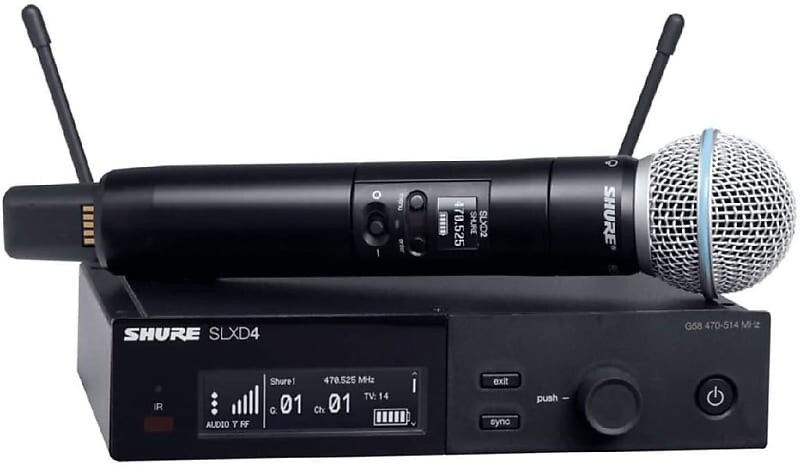 Беспроводная микрофонная система Shure SLX24D Wireless Microphone System with Beta 58 Handheld Transmitter
Беспроводная микрофонная система Shure SLX24D Wireless Microphone System with Beta 58 Handheld Transmitter