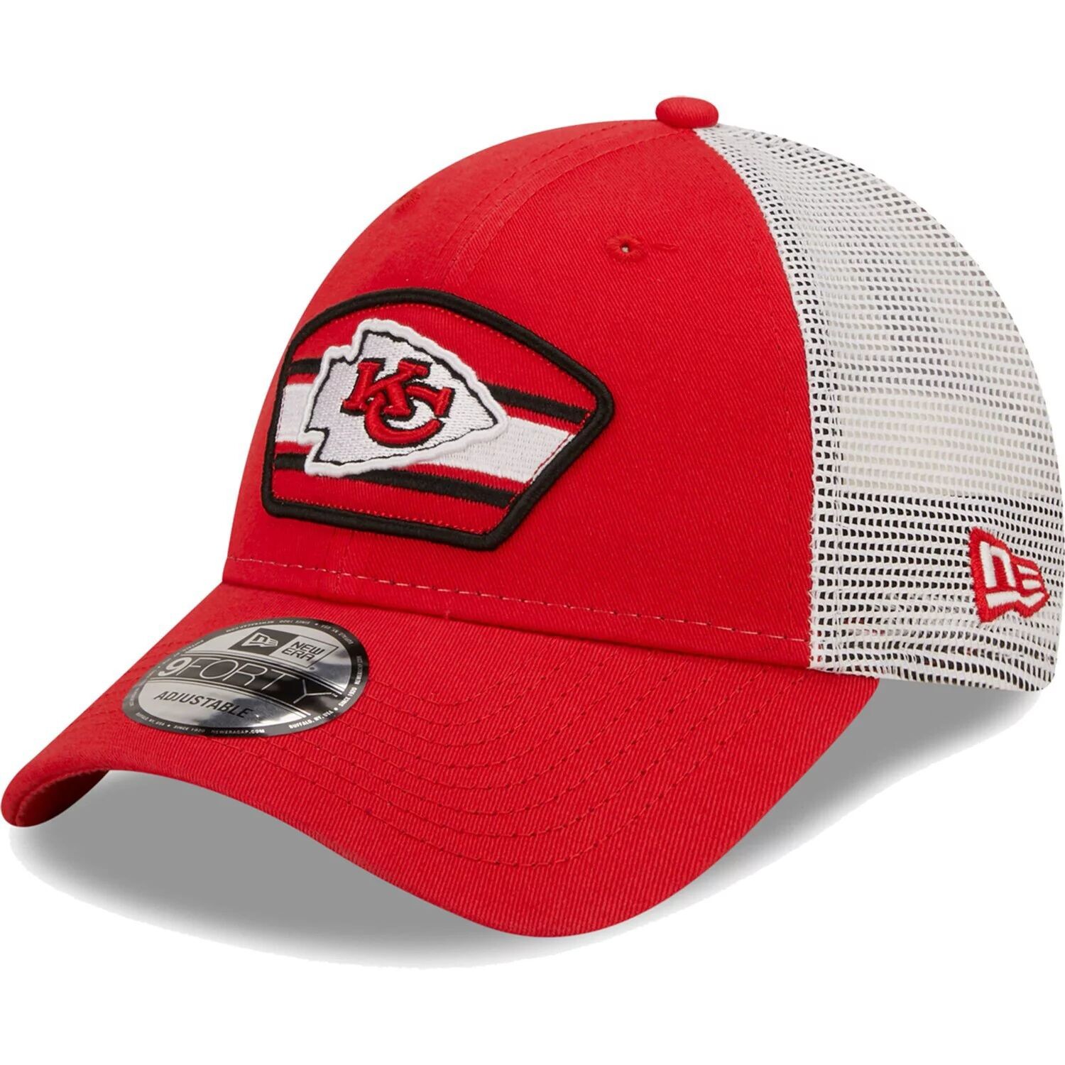 Мужская кепка New Era красно-белая с логотипом Kansas City Chiefs Trucker 9FORTY Snapback
Мужская кепка New Era красно-белая с логотипом Kansas City Chiefs Trucker 9FORTY Snapback