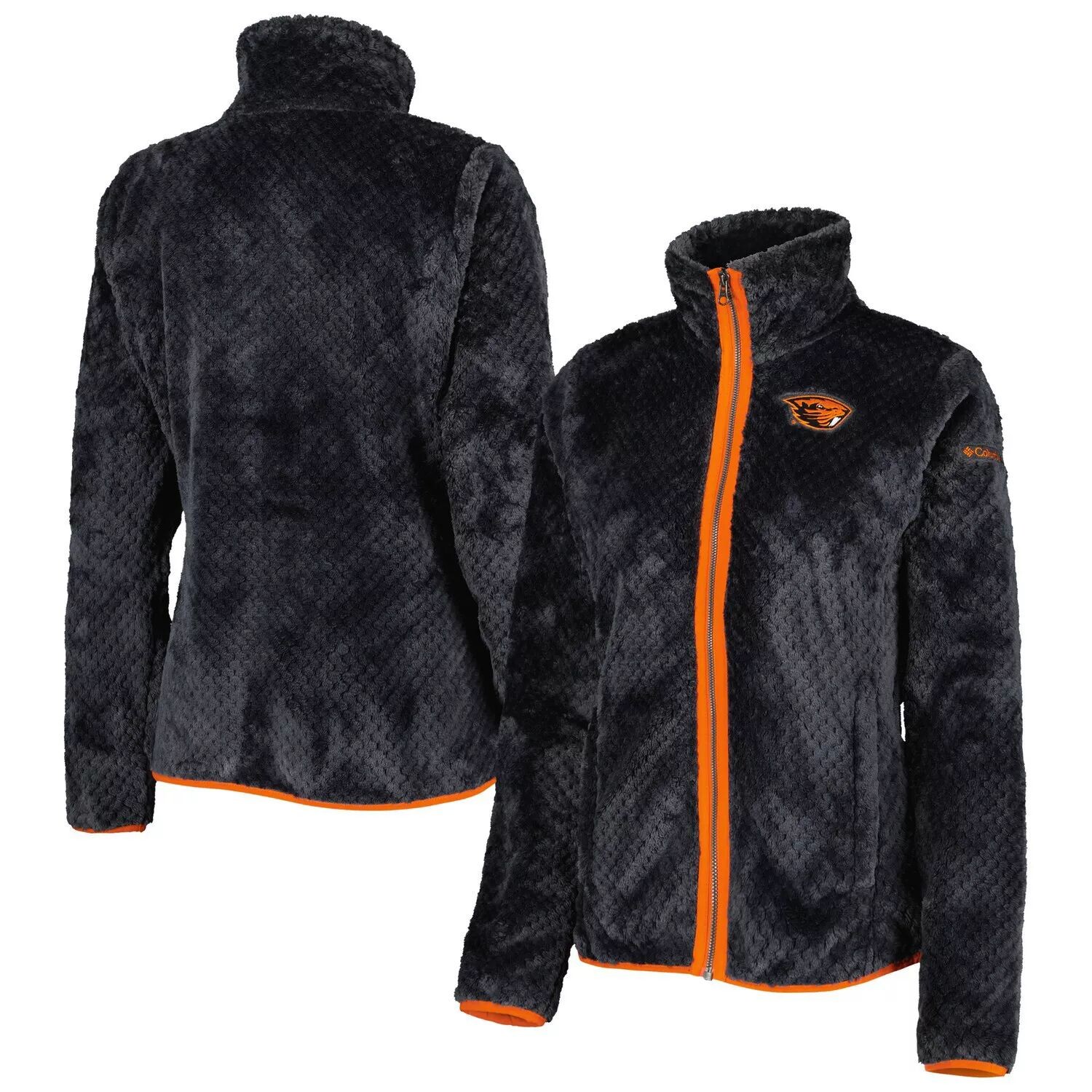Женская куртка Columbia Black Oregon State Beavers Fireside II Sherpa с молнией во всю длину
Женская куртка Columbia Black Oregon State Beavers Fireside II Sherpa с молнией во всю длину
