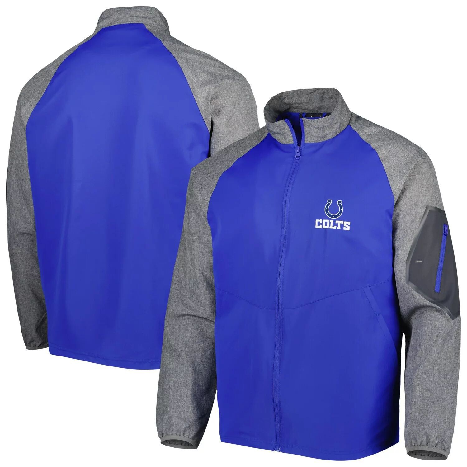 Мужская ветровка с молнией во всю длину Dunbrooke Royal Indianapolis Colts Hurricane Raglan
Мужская ветровка с молнией во всю длину Dunbrooke Royal Indianapolis Colts Hurricane Raglan