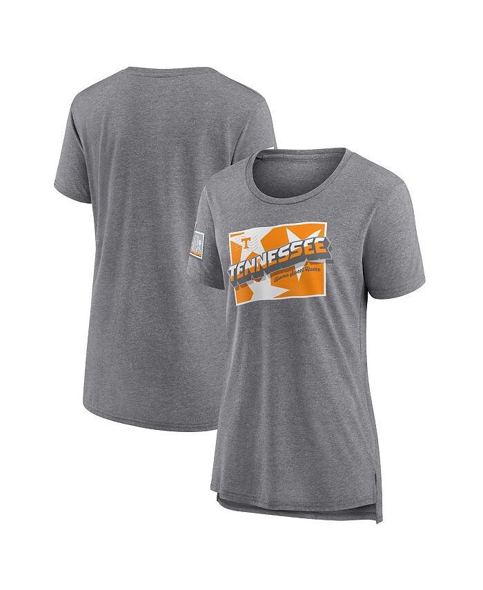 Женская футболка с логотипом Heather Grey Tennessee Volunteers Fan Fanatics, серый
Женская футболка с логотипом Heather Grey Tennessee Volunteers Fan Fanatics, серый
