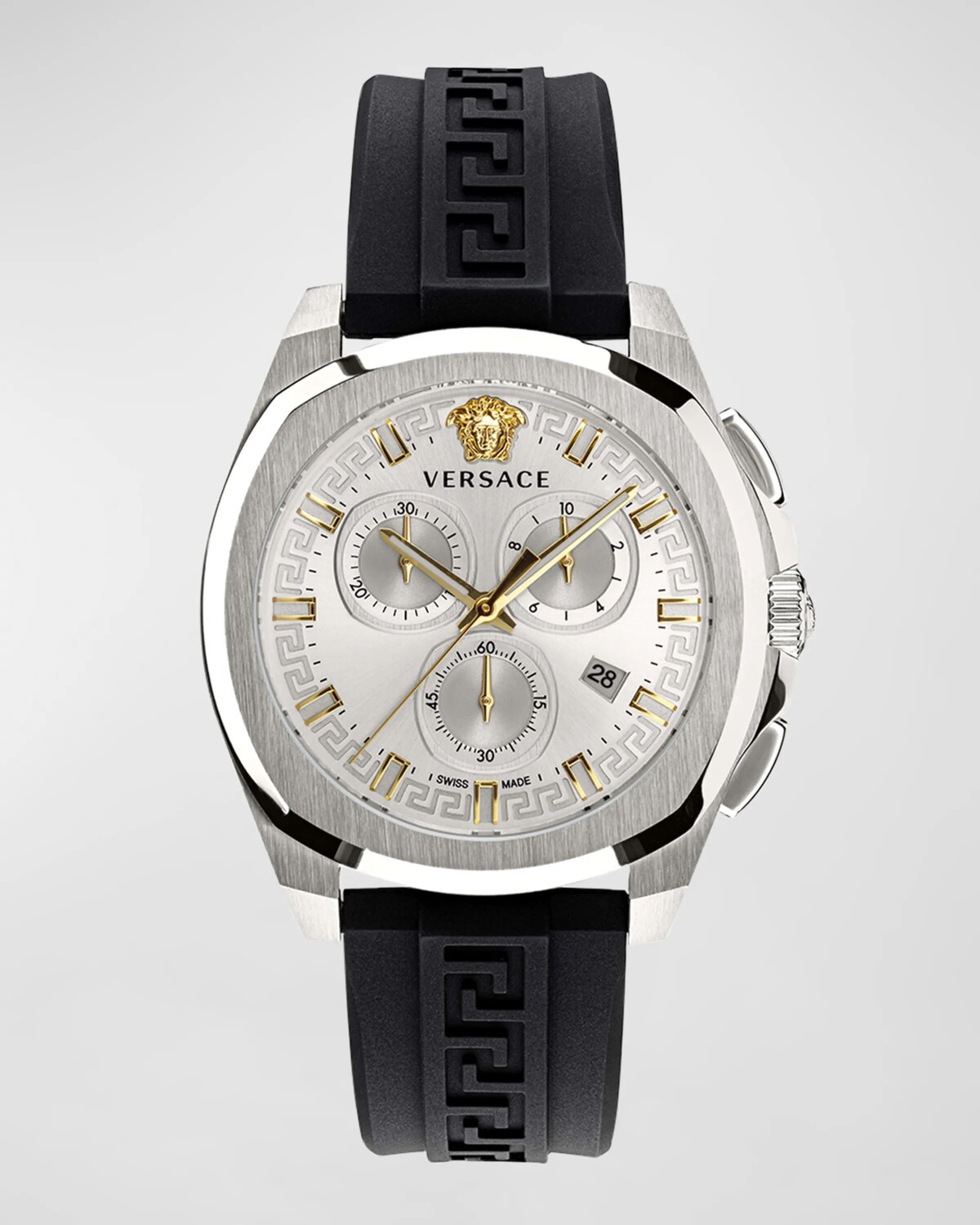 Мужские часы Geo Chronograph с силиконовым ремешком, 43 мм Versace, цвет Stainless Steel
Мужские часы Geo Chronograph с силиконовым ремешком, 43 мм Versace, цвет Stainless Steel