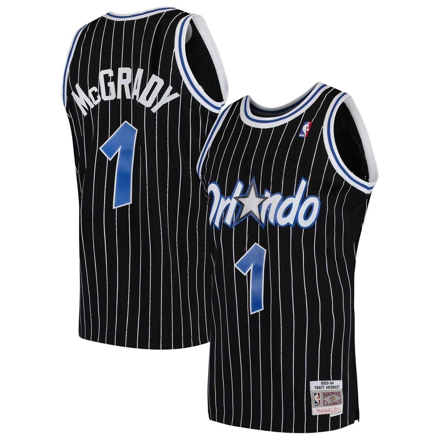 Мужское джерси Mitchell & Ness Tracy McGrady Black Orlando Magic 2003-04 Hardwood Classics Swingman
Мужское джерси Mitchell & Ness Tracy McGrady Black Orlando Magic 2003-04 Hardwood Classics Swingman