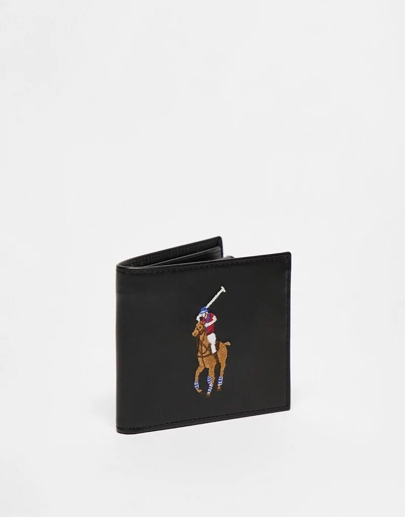 Складной кошелек Polo Ralph Lauren из шагреневой кожи черного цвета с большим логотипом игрока в поло
Складной кошелек Polo Ralph Lauren из шагреневой кожи черного цвета с большим логотипом игрока в поло