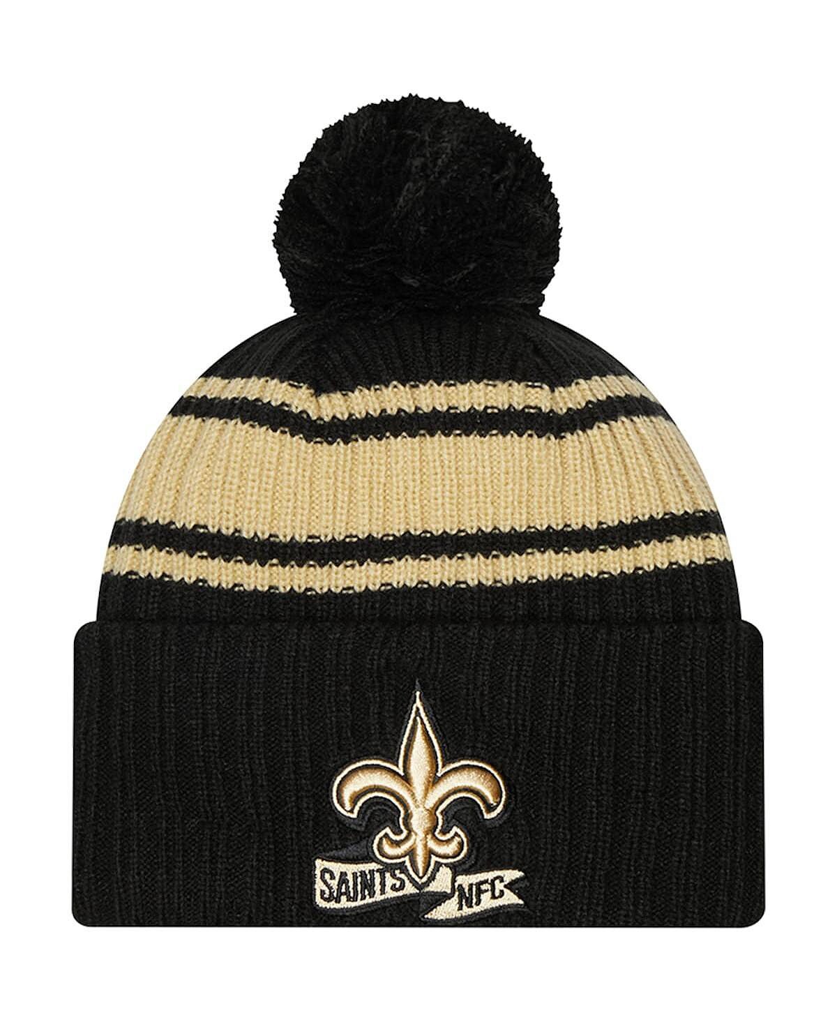 Мужская черная вязаная шапка New Orleans Saints 2022 с манжетами и помпоном New Era
Мужская черная вязаная шапка New Orleans Saints 2022 с манжетами и помпоном New Era