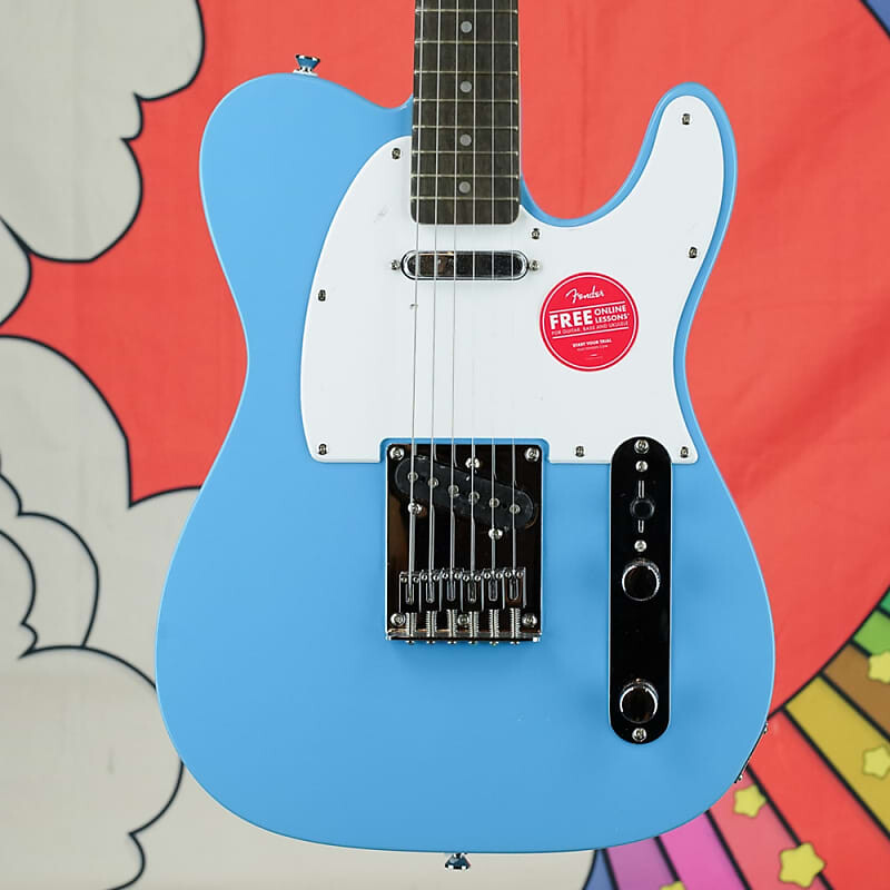 Электрогитара Squier Sonic Telecaster, Laurel Fingerboard, White Pickguard, California Blue
Электрогитара Squier Sonic Telecaster, Laurel Fingerboard, White Pickguard, California Blue
