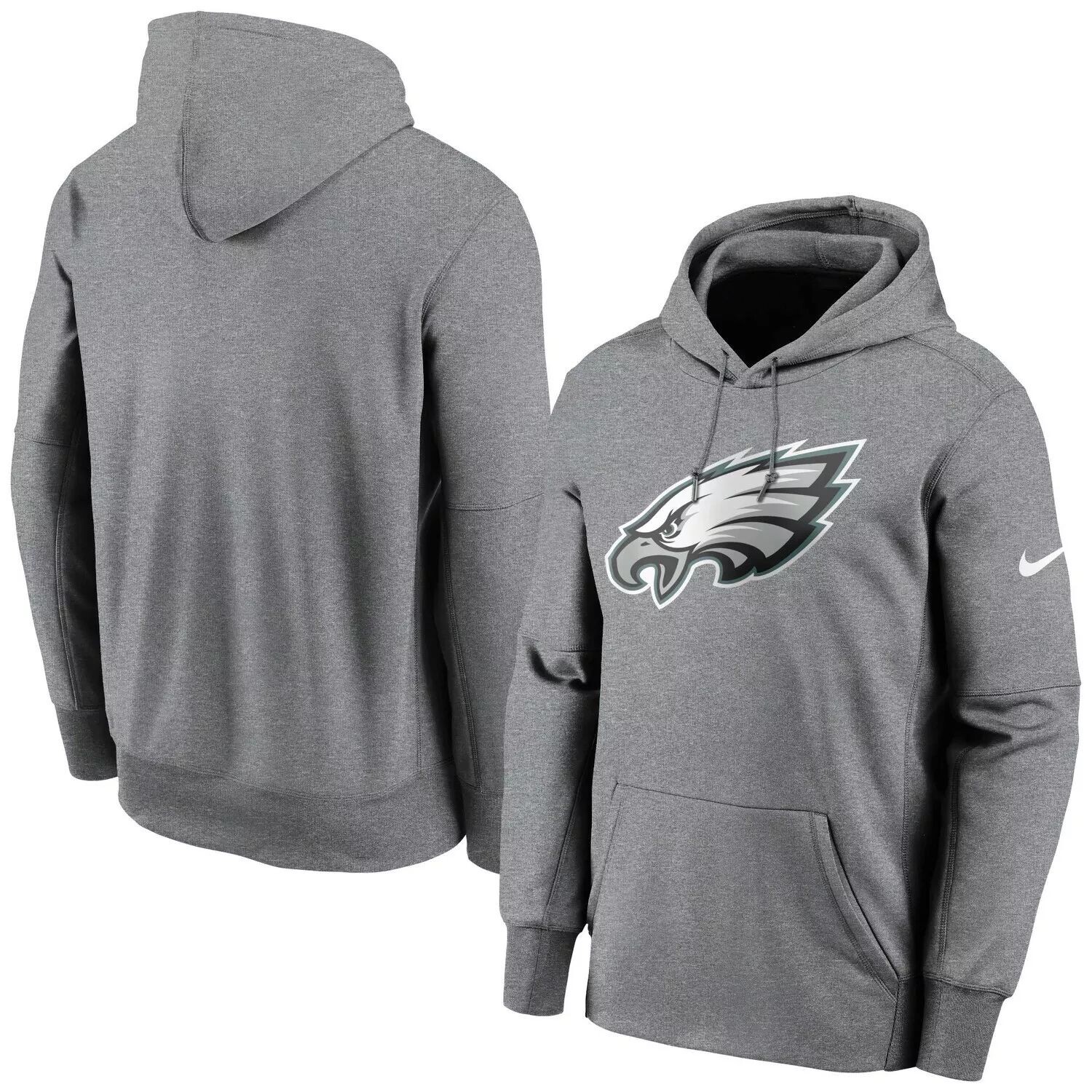 Мужской серый пуловер с капюшоном Philadelphia Eagles Fan Gear Primary Logo Performance Nike
Мужской серый пуловер с капюшоном Philadelphia Eagles Fan Gear Primary Logo Performance Nike
