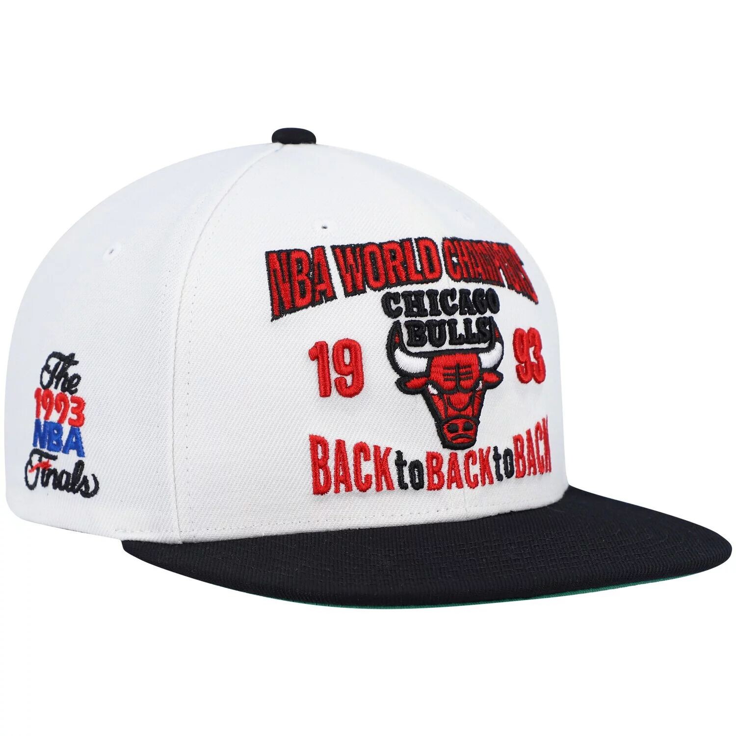 Мужская кепка Snapback Mitchell & Ness White/Black Chicago Bulls 1993 NBA Finals Back To 93
Мужская кепка Snapback Mitchell & Ness White/Black Chicago Bulls 1993 NBA Finals Back To 93