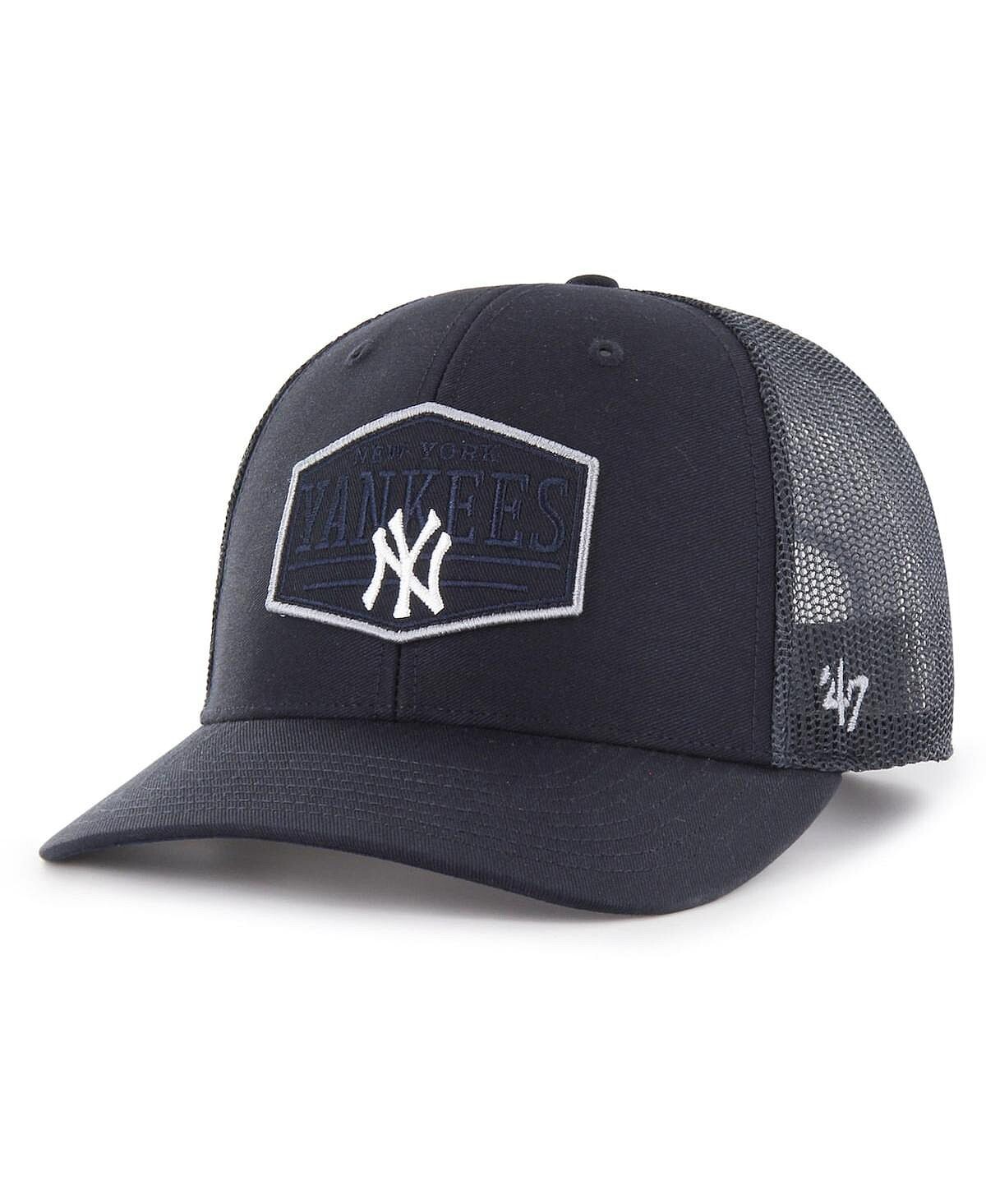 Мужская темно-синяя регулируемая кепка New York Yankees Ridgeline с нашивкой в тон '47 Brand
Мужская темно-синяя регулируемая кепка New York Yankees Ridgeline с нашивкой в тон '47 Brand