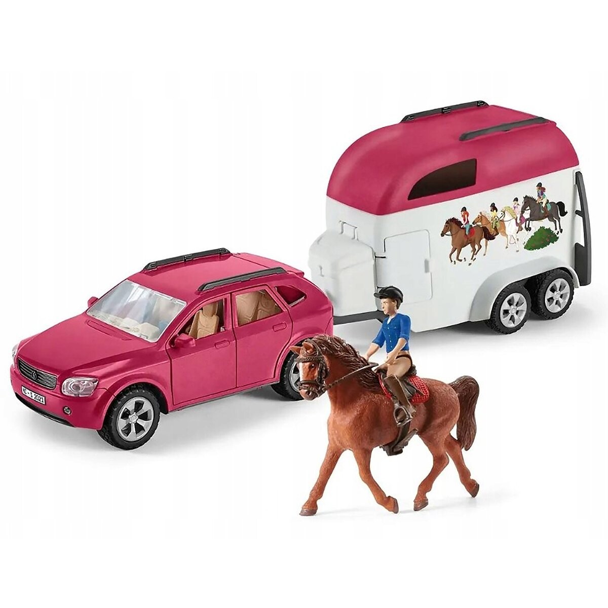 SLH72223 Schleich Horse Club - Автомобиль с прицепом для перевозки лошадей, фигурки для детей 5+
SLH72223 Schleich Horse Club - Автомобиль с прицепом для перевозки лошадей, фигурки для детей 5+